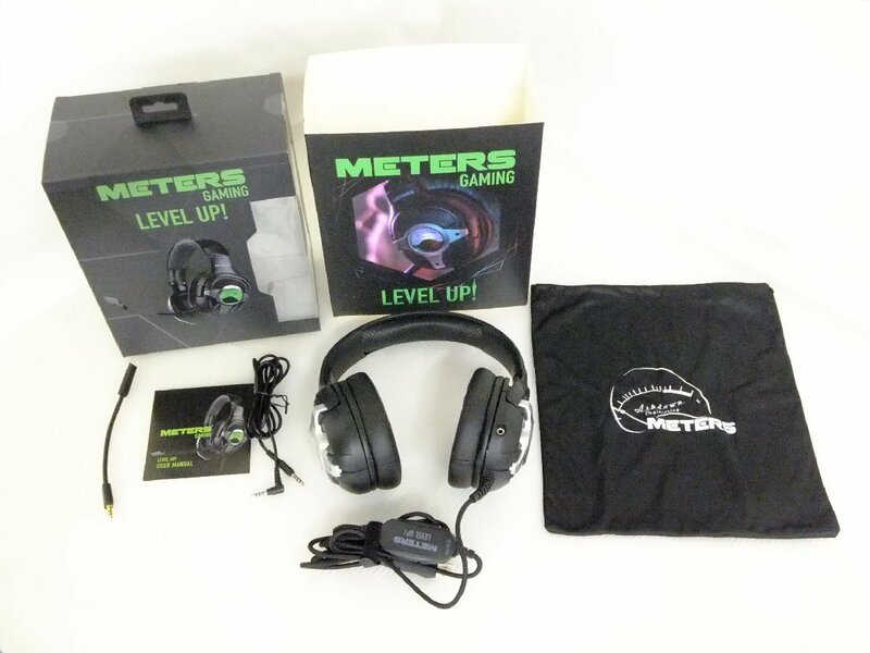 ゲーミングヘッドセット■ミーターズ Meters■M-LEVEL-UP-SILVER■②