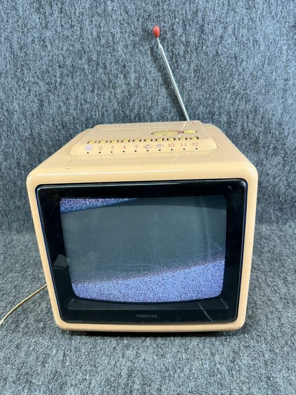 東芝 TOSHIBA カラーテレビ 10W-U30 ブラウン管テレビ 昭和レトロ ビンテージ 1985年当時物 小型10インチ 家電