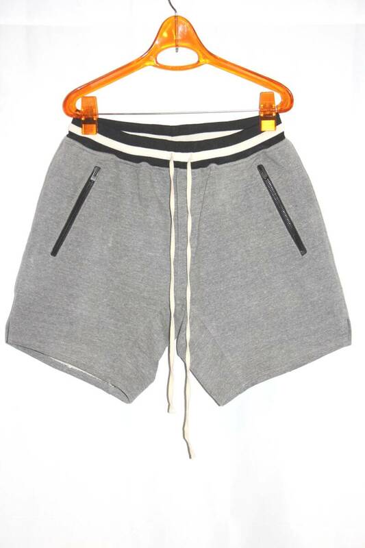 【正規品】フィアオブゴッド 名作 バスケットボールショーツ スウェットショートパンツ グレー Mサイズ FEAR OF GOD SWEAT SHORTS GREY