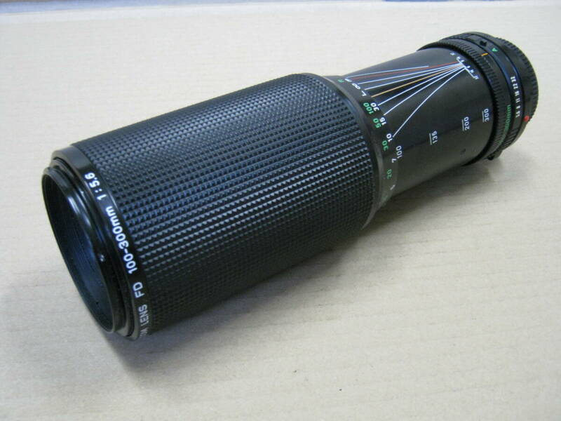 ＹＭ１５中古キャノン　ＣＡＮＯＮ　ＺＯＯＭ　ＬＥＮＺ　レンズ　ＦＤ　１００～３００ｍｍ　１：５．６