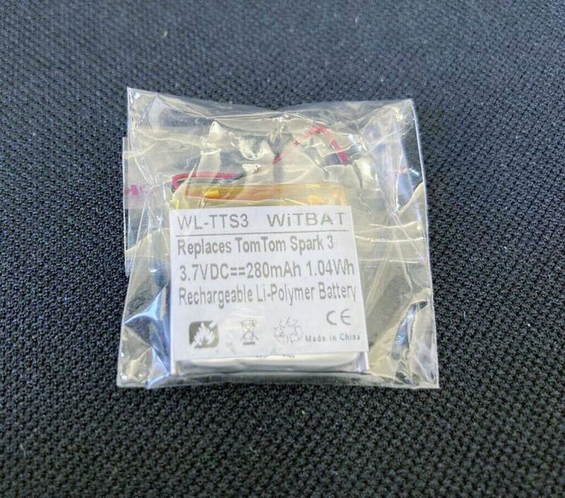 【新品】未使用/TomTom/バッテリー/交換用電池/容量:280mAh/電圧制限:3.7V/工具キット付き/修理/SPARK/RUNNER/ワイヤレスイヤホン/トムトム