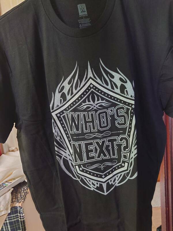 ★新品　レア★ WWE ゴールドバーグ Tシャツ WHO'S NEXT プロレス Lサイズ