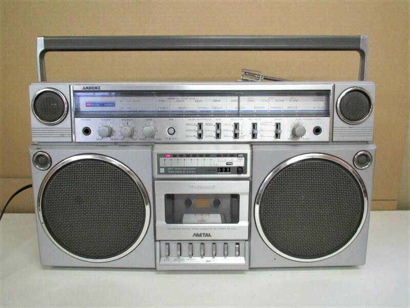 T1005　National　ナショナル　RX-5150　AMBIENCE　アンビエンス　ラジカセ　ラジオ　カセット　オーディオ機器　昭和レトロ　当時物