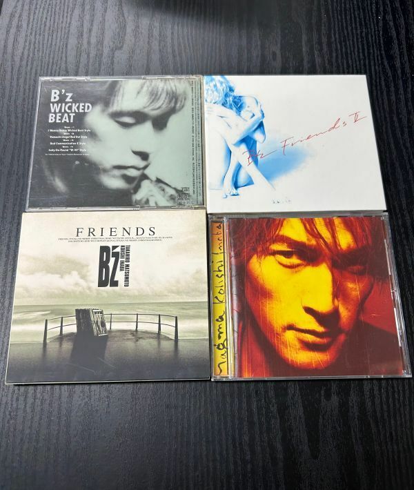 1円スタート CD B'z ビーズ 4枚セット FRIENDS FRIENDSⅡ WICKED BEAT マグマ J-POP 邦ロック 松本孝弘 稲葉浩志