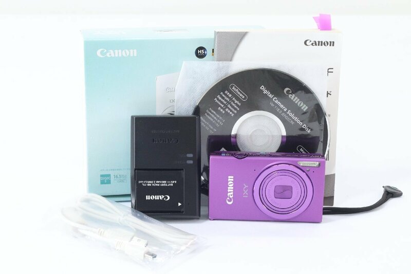 CANON キャノン IXY 430F Full HD デジタルカメラ デジカメ コンパクトカメラ パープル 43599-Y