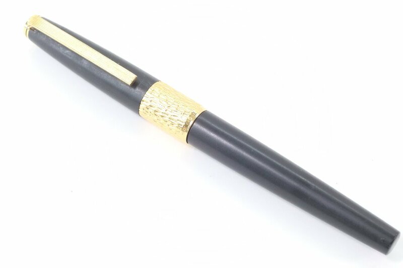 PILOT パイロット 万年筆 ペン先 18K 750 刻印 ブラック ゴールドカラー 文具 筆記用具 4881-B