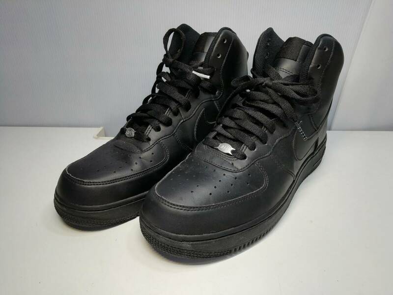 あ//H6433 NIKE ナイキ　AIR FORCE 1 エアフォース１　HIGH07 315121-032 ブラック　28cm