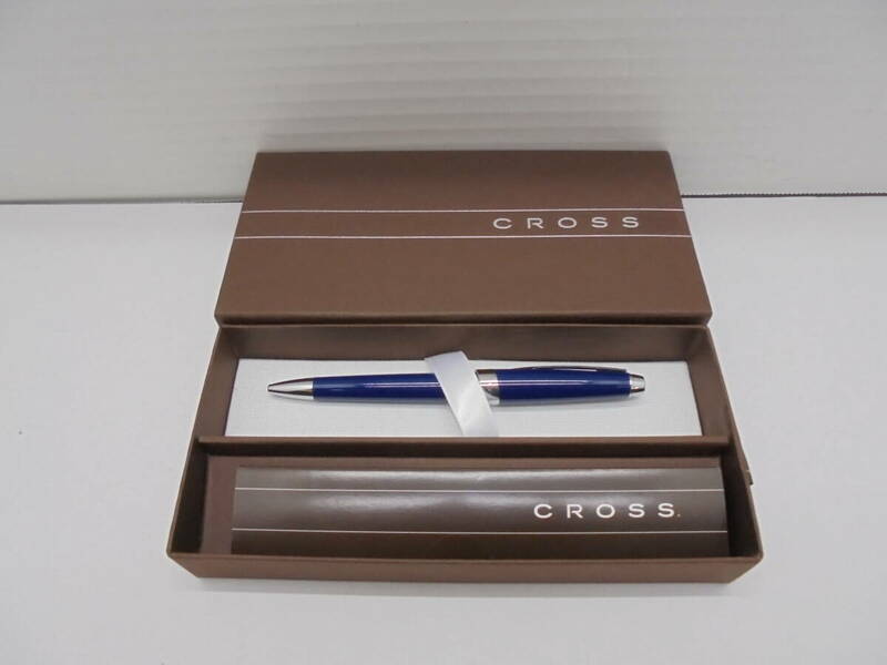 ◇8141R+・CROSS/クロス ボールペン アベンチュラ AT0152-2 ブルー ツイスト式 箱傷みあり 中古品