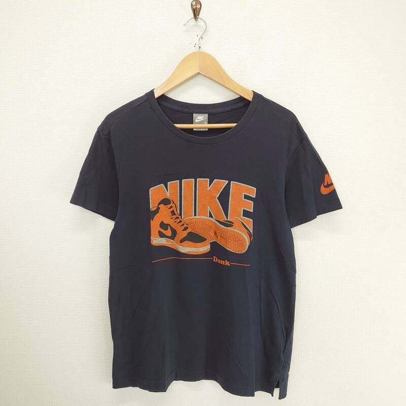 NIKE ナイキ 半袖 プリントロゴ Tシャツ カマボコナイキ DUNK メンズ コットン L 10107329