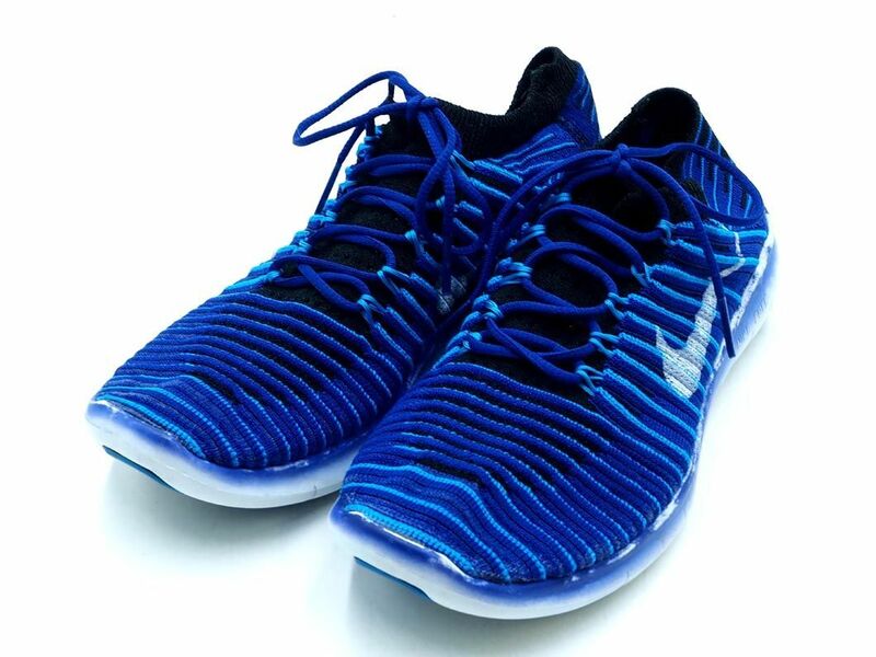 NIKE ナイキ FREE RN MOTION FLYKNIT ランニングシューズ スニーカー size23.5/青 ■■ ☆ eda8 レディース