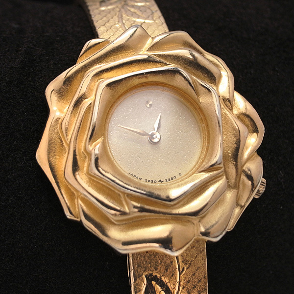 ビンテージ　セイコー■ハプスブルグ家　王女の時計　薔薇モチーフ■腕時計　消費税なし