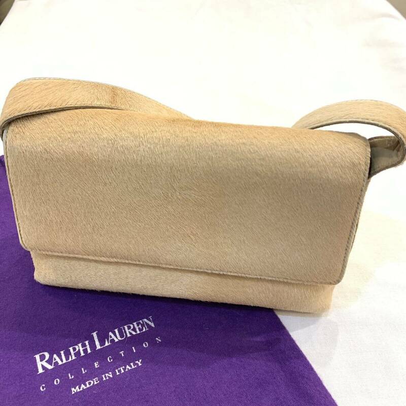 Ralph Lauren Collection Mini Hand Bag ラルフローレン コレクション ハラコ ミニ ハンド バッグ POLO ポロ フォーマル パーティー 