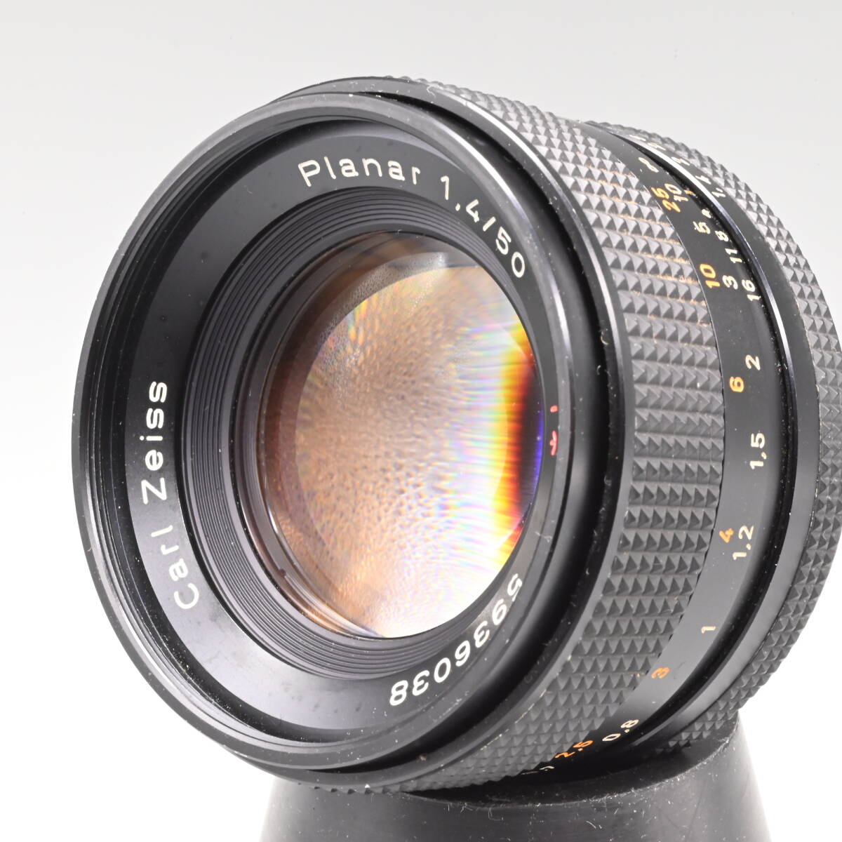 〇0555 【動作確認済み】CONTAX Carl Zeiss Planar T* 50mm F1.4 AEJ　50/1:1.4　コンタックス　カールツァイス　プラナー　MFレンズ