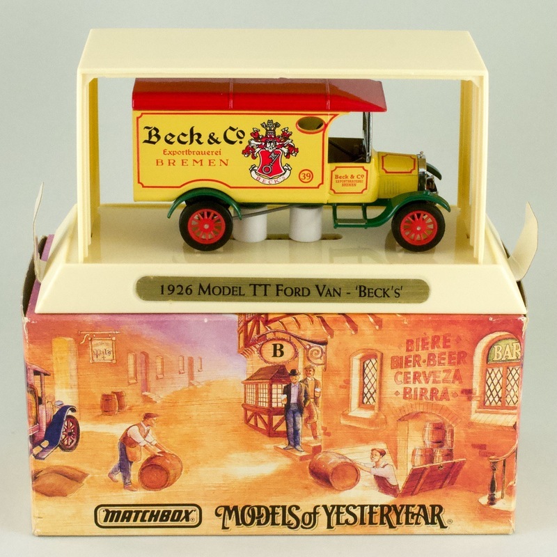 イギリス マッチボックス（matchbox） Models of Yesteryear GREAT BEERS of the world YGB02 1926 MODEL TT FORD VAN BECK’S 1/43
