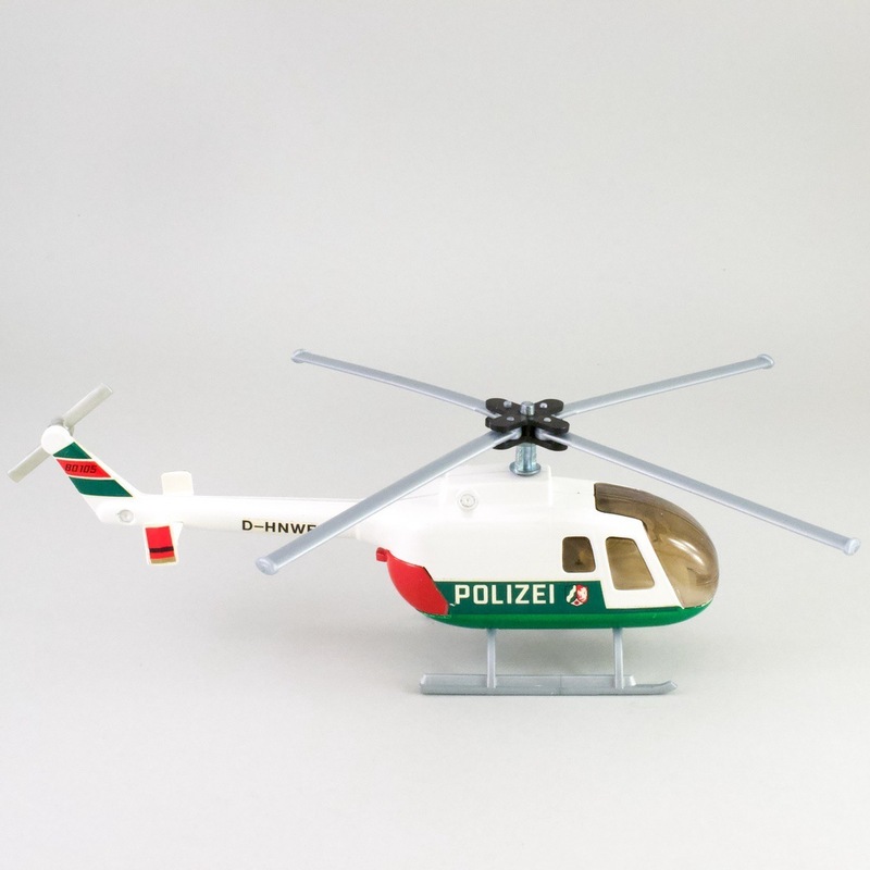 ドイツ ジク（siku） ヘリコプター ポリス Polizei-Hubschrauber No.2222 1/55
