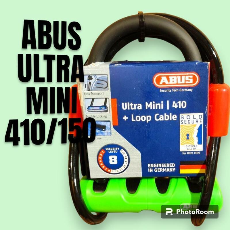 【最強ロック！！】ABUS ULTRA MINI 410/150 です！自転車を盗難されたくない方におすすめ！！