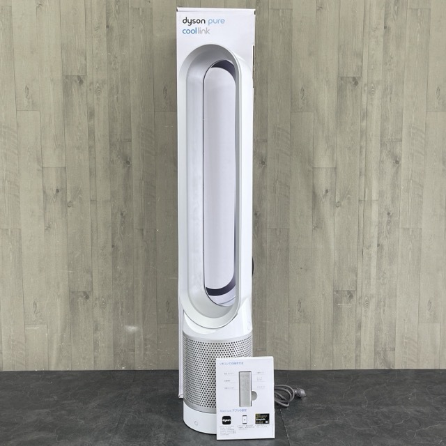 空気清浄機能付き扇風機 【中古】美品 動作保証 dyson TP03 pure cool Link ホワイト タワーファン リモコン付き 夏物 /53948