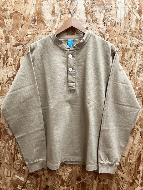 ★GOOD ON L/S HVY HENLEY TEE/SIZE.M