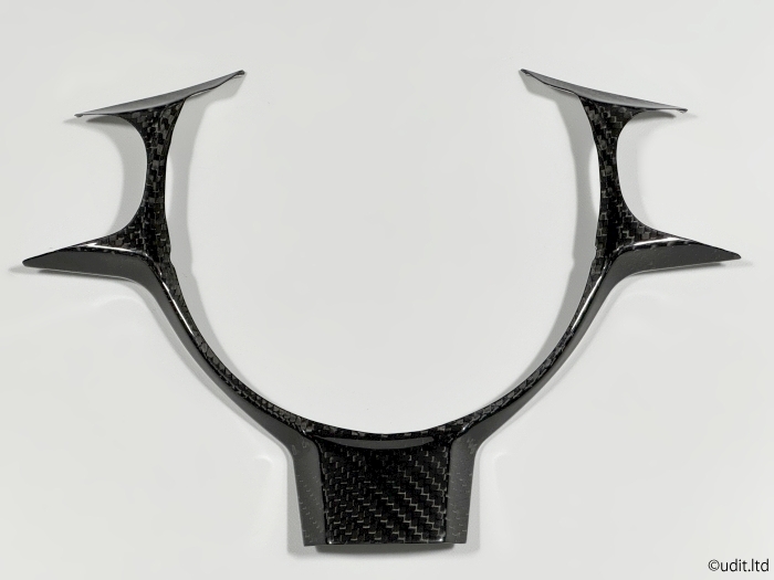 GR86 BRZ専用 ZD8ZN8 ZC6ZN6 カーボン製 ステアリング用パネルカバー ハンドル用トリム 内装パーツ ドレスアップ アクセサリー