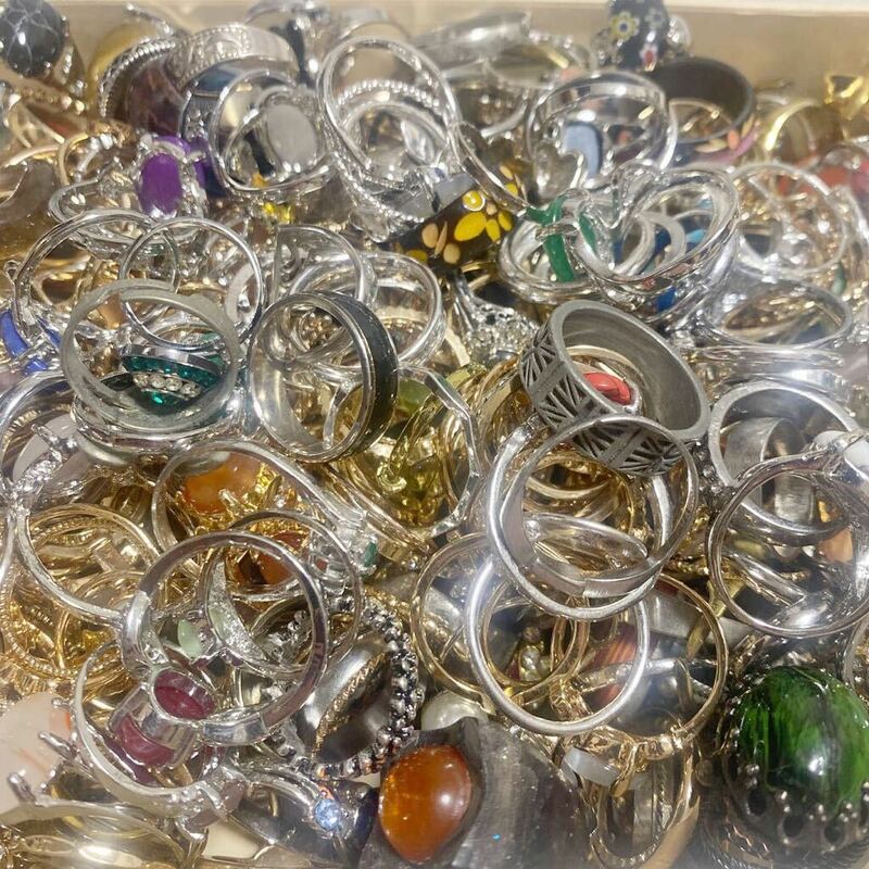 指輪 おまとめ セット リング ring ゴールド シルバー アクセサリー 天然石 真珠 パール カラーストーン jewelry accessory 宝石 silver