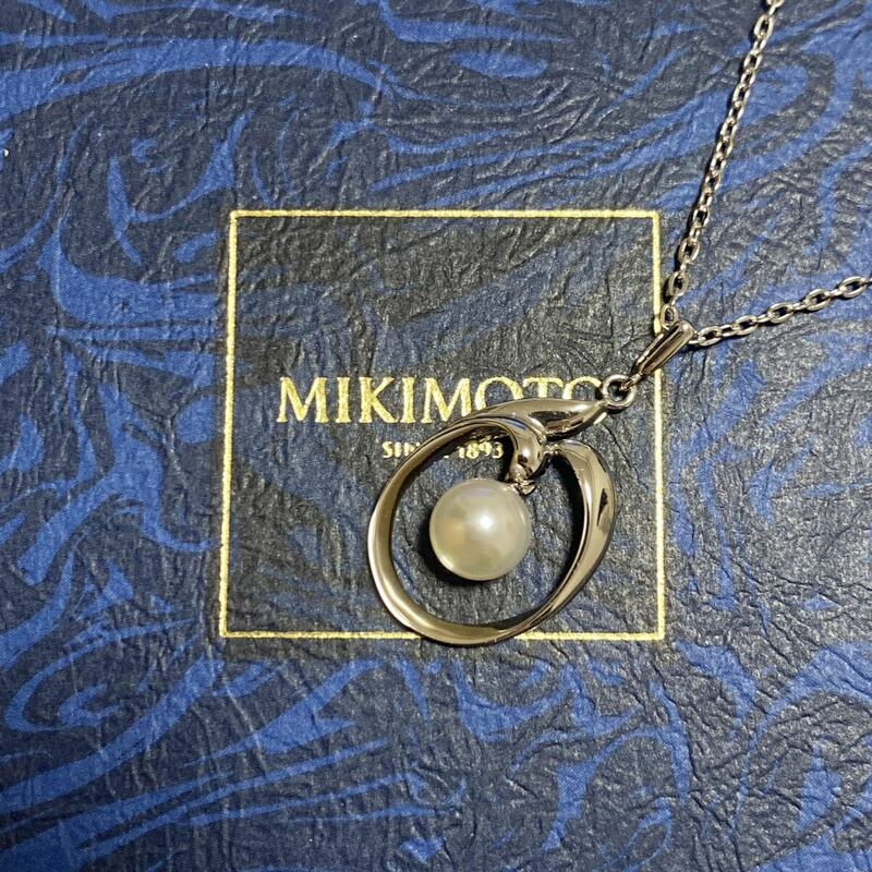 MIKIMOTO ネックレス シルバー ペンダント スターリング ミキモト　silver 925 パール　真珠　necklace accessory jewelry アクセサリー