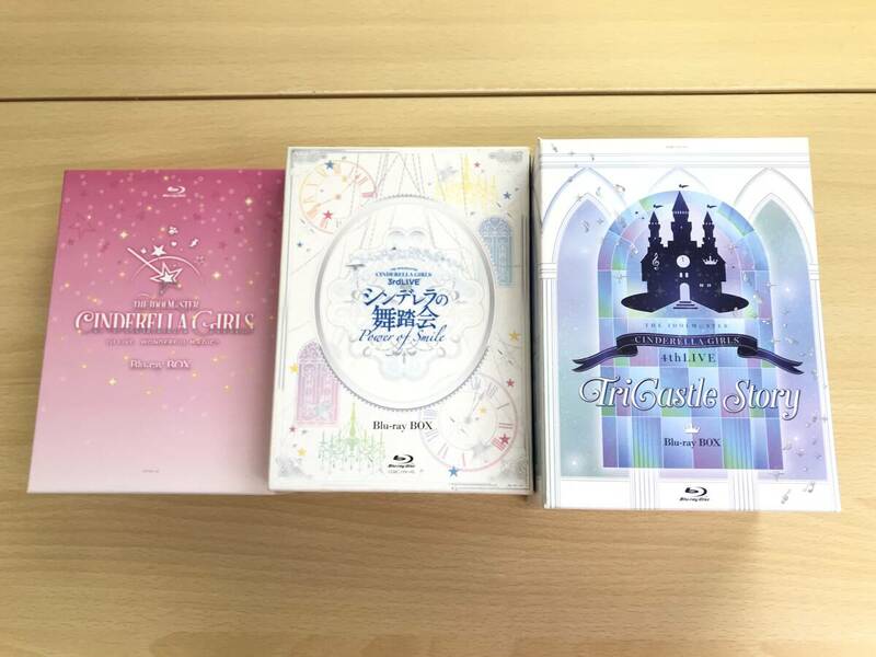 029(16-4) 1円スタート THE IDOLM@STER CINDERELLA GIRLS LIVE Blu-ray BOX 1st 3rd 4eh セット