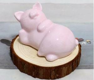 開運グッズ イノシシ 猪 豚 陶器 カワイイデザイン 風水グッズ ディスプレイに最適 限定個数 即納 ピンク
