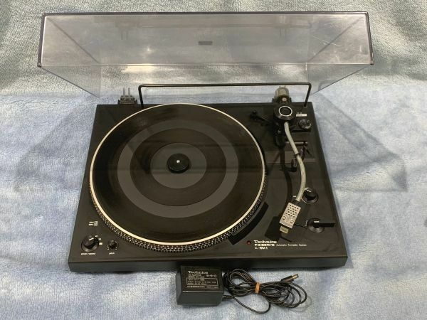 4-168-120 Technics テクニクス レコードプレーヤー ターンテーブル SL-FM1 オーディオ機器(通電OK/回転不良)