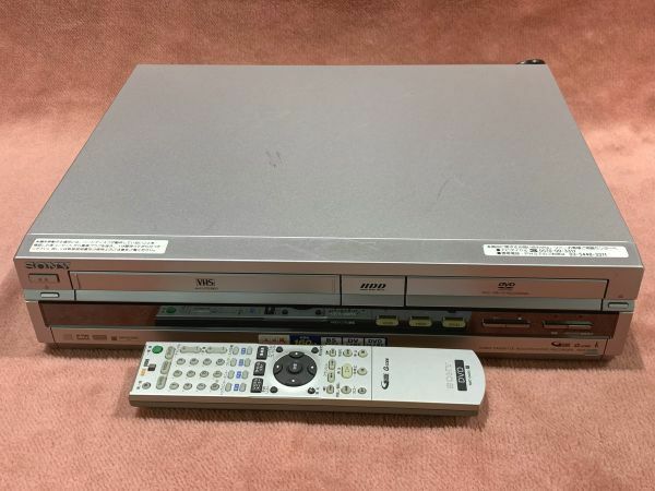 4-165-120 SONY ソニー VHSビデオ一体型レコーダースゴ録 RDR-VH85 VHS/HDD/DVDレコーダー(VHS⇔DVD⇔HDDのダビング可。)