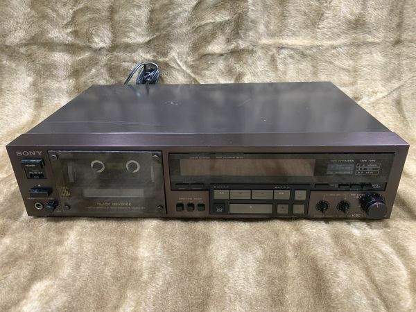 5-14-100 SONY ソニー カセットデッキ テープコーダー TC-K501ES CASSETTE DECK TAPECORDER オーディオ機器(通電OK)