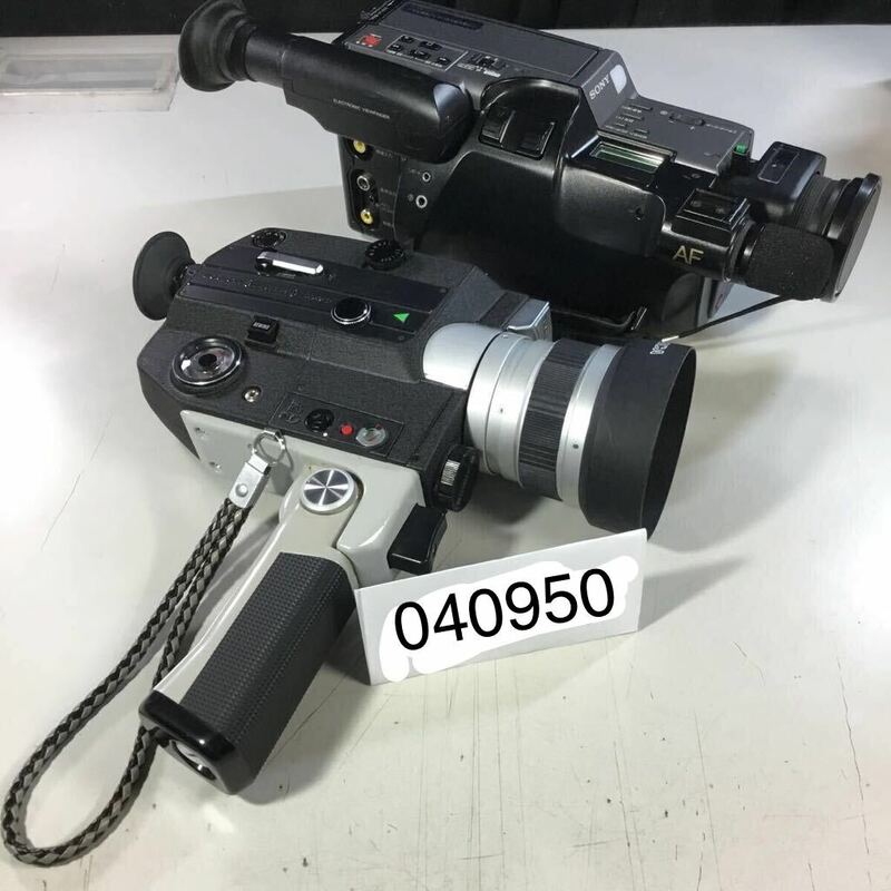 【最終出品】(040950E）SONY handycam Video8 CCD-F330 FUJICA Single Z800ジャンク品