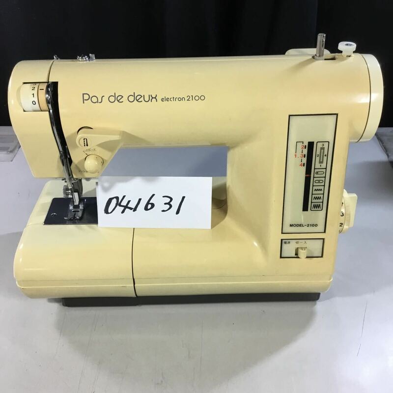 (041631F) Pas de deuce electron2100 MODEL-2100 ミシン ジャンク品