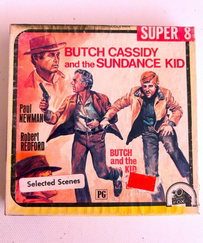 8ミリ映画『BUTCH CASSIDY and the SUNDANCE KID』明日に向かって撃て　当時物