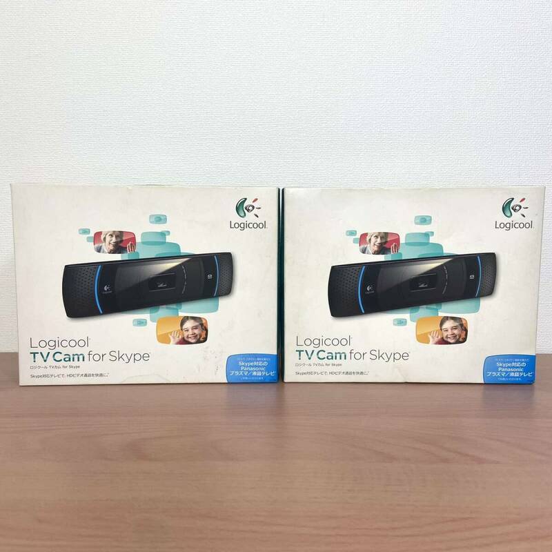 LOGICOOL TVカム for Skype CTVPN　最大720pのHDビデオ通話を実現　ロジクール ウェブカメラ　スカイプ　ロジテック 2点まとめ Y345
