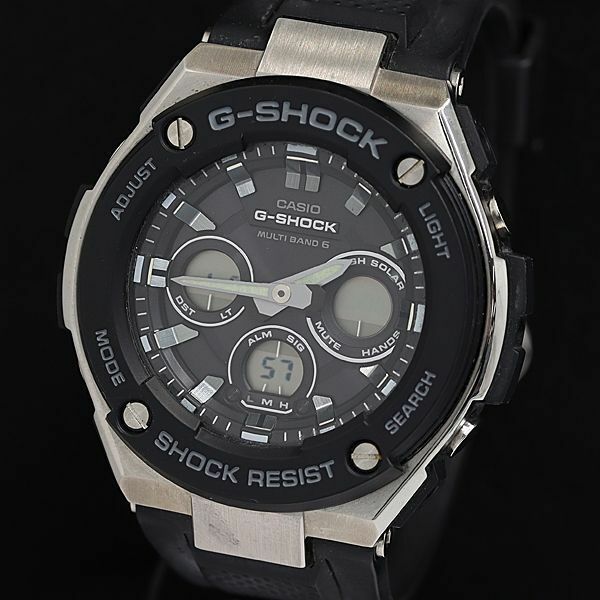 1円 カシオ Gショック GST-W300 電波ソーラー デジアナ メンズ腕時計 KTR 2147000 4NBG1