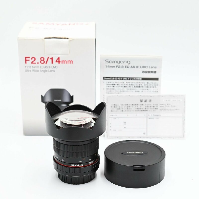 SAMYANG 単焦点広角レンズ 14mm F2.8 キヤノン EF用 フルサイズ対応 交換レンズ