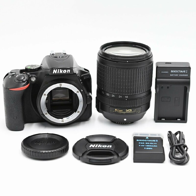 Nikon ニコン デジタル一眼レフカメラ D5500 18-140 VR レンズキット ブラック D5500LK18-140BK デジタル一眼レフカメラ