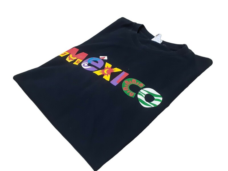  2000年代製 YAZBEK 半袖プリントTシャツ■00s 表記2XLサイズ MEXICO ブラック アメカジ ストリート 古着卸 古着 激安 90s 80s