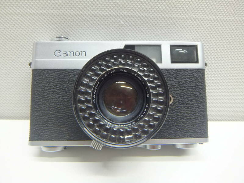 カメラ祭 ジャンク CANON キャノン フィルムカメラ キャノネット SE 45mm 1:1.9 動作未確認 傷、汚れ、カビ有