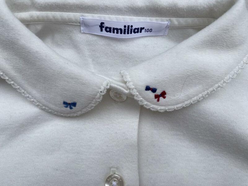 ★美品　ファミリア　familiar　ブラウス　１００　トップス　女の子　★