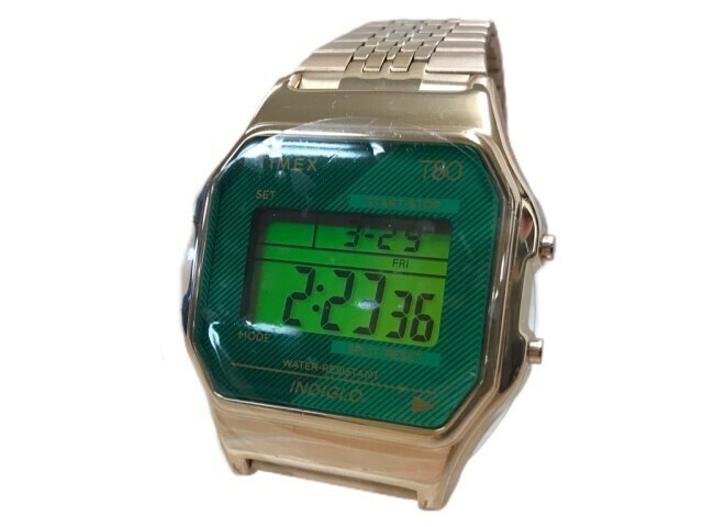 TIMEX タイメックス 腕時計　TIMEX 80 ゴールド×グリーン 44801981#5