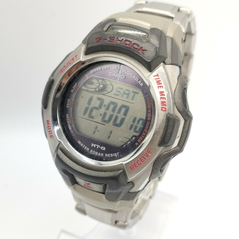 ★稼働品★ 132 CASIO G-SHOCK メンズ 腕時計 時計 カシオ Gショック MTG-900 20BAR MT-G WAVE CEPTOR デジタル クオーツ QUARTZ SCH