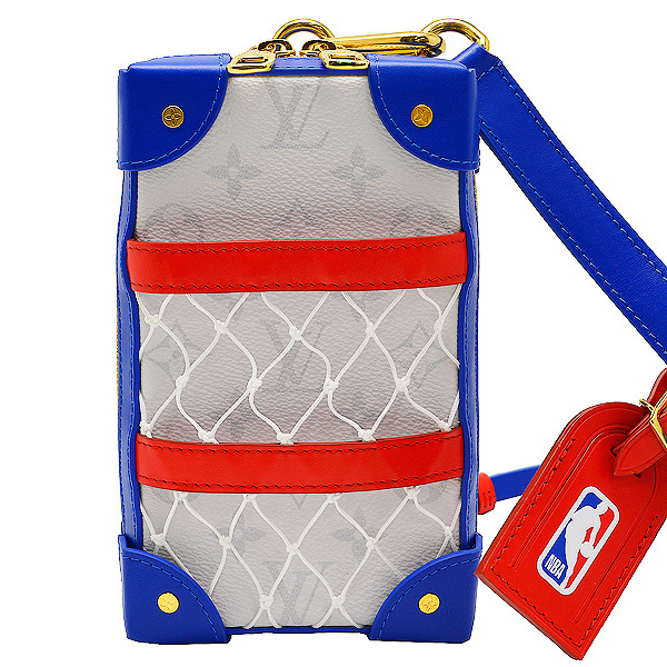 ルイ・ヴィトン LV×NBA ソフトトランク フォーンボックス ボディバッグ M80101 アンタークティカ モノグラム 新品同様♪