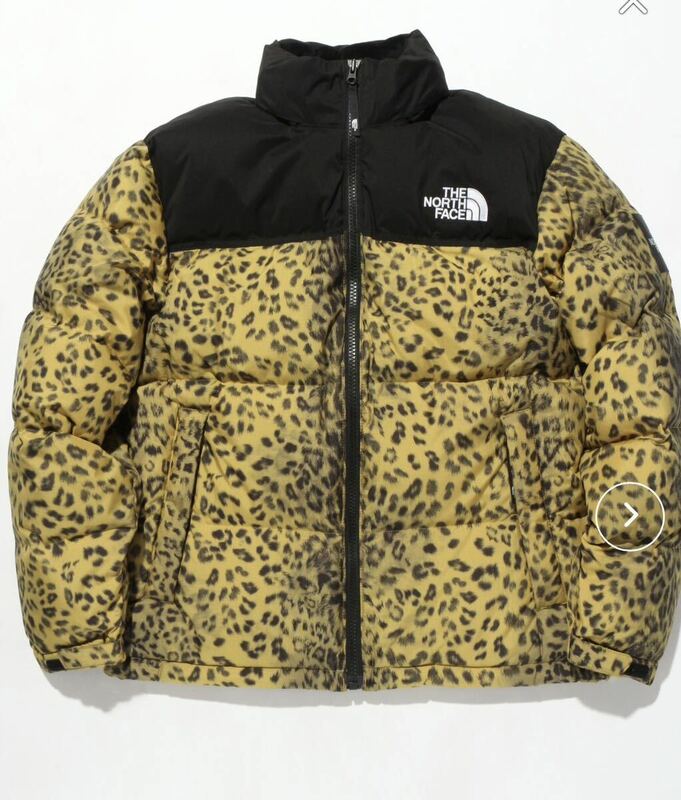 ノースフェイス ダウンジャケット ヌプシ 新品 韓国 2XL レオパードヒョウ柄THE NORTH FACE