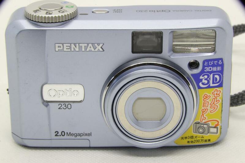 【C2168】PENTAX Optio 230 ブルー ペンタックス オプティオ