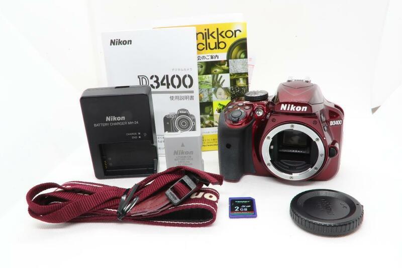 【C2232】Nikon D3400 レッド ニコン
