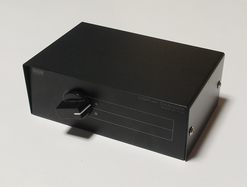 サンワサプライ ディスプレイ切替器 SWW-21VLN ミニD-sub（HD）15pin用・2回路 SANWA SUPPLY