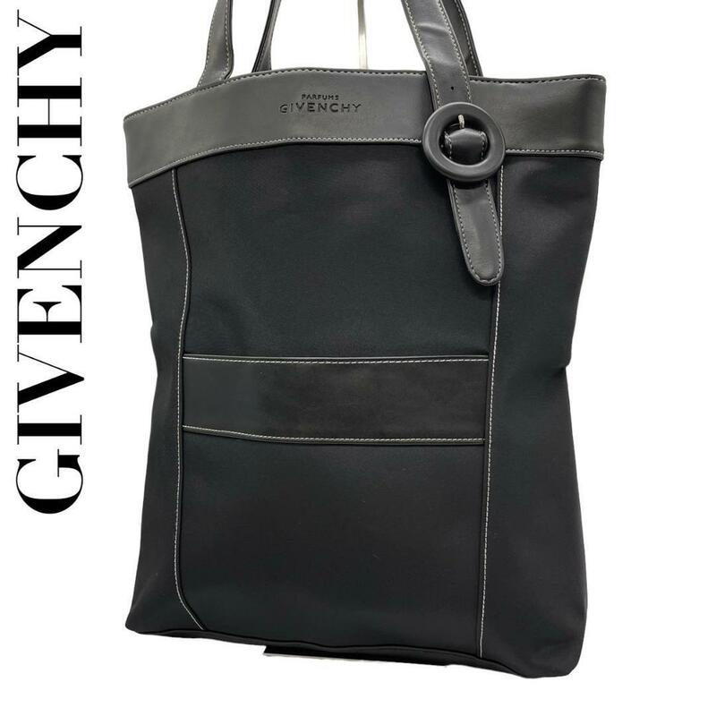 美品　GIVENCHY　ジバンシー　S62　バケツ型　肩掛け　トートバッグ　黒