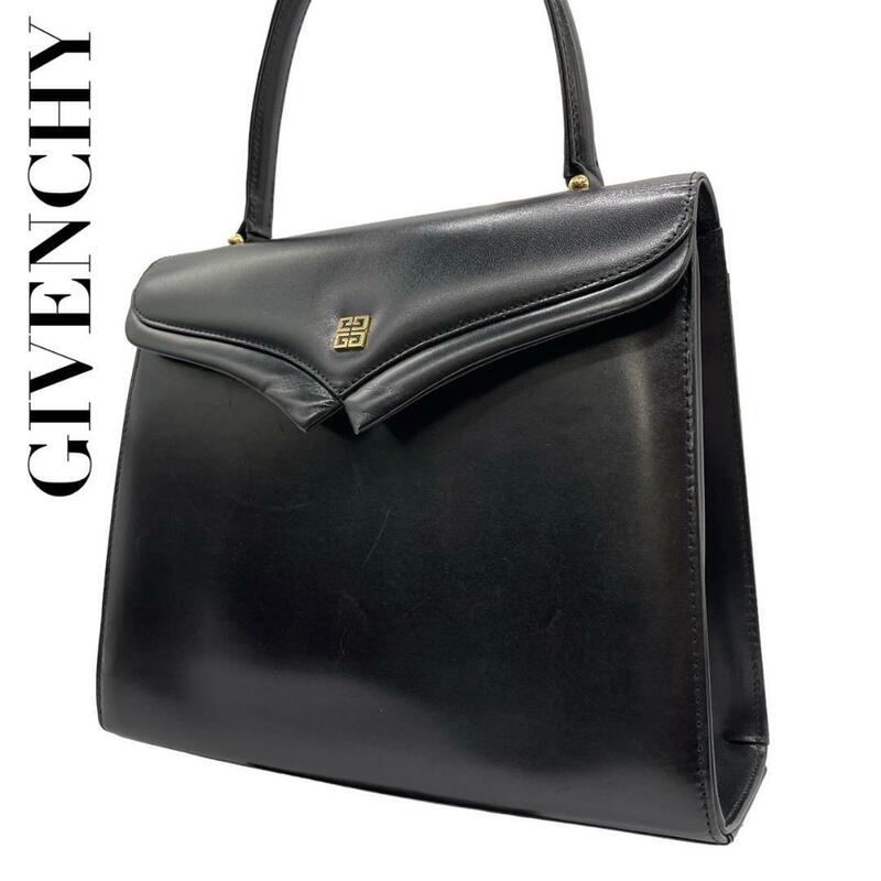 良品　GIVENCHY　ジバンシー　J　フォーマルバッグ　黒　ハンドバッグ