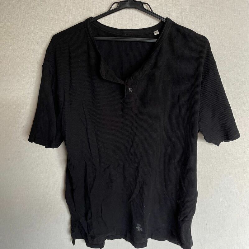 UNFIT Tシャツ 半袖Tシャツ コットン ブラック Lサイズ